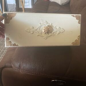 Shabby Chic Bin to hang on wall or sit on furniture